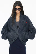 Vogsion Urban Bouclé-Inspired Cocoon Jacket