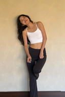 KOKOYAYA Padded Yoga Crop Tank Top with Built-in Bra – Strappy Activewear Sports Cami for Women