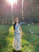 Floral Meadow Ruffle Maxi Dress