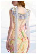 Vogsion Butterfly Reverie Lace Maxi Dress