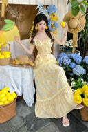 Vogsion Sweet Summer Floral Two-Piece Set