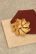 Vogsion Golden Whirl Petal Brooch