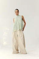 Sage Mist Top – Mint Green Resortwear