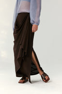 Midi Skirt – Soft Oat