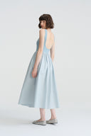 A-Line Two-Tone Pink Midi Summer Dress – Everyday Elegance