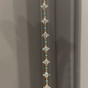 Vogsion Turquoise Clover Charm Bracelet – Silver Lucky Clover Jewelry for Protection & Elegance