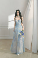 Vogsion Sky Whisper Blue Maxi Dress