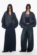 Vogsion Urban Bouclé-Inspired Cocoon Jacket