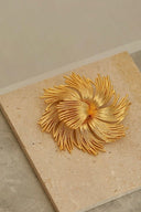 Vogsion Golden Whirl Petal Brooch