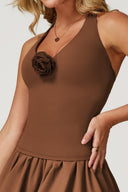 Kokoyaya Floral Core Halter – Performance Fit