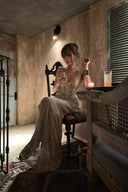 Vogsion Nocturne Sculpted Sequin Maxi Gown