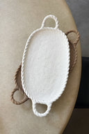 BRAID TRAY - WHITE
