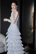 Vogsion “Éclat de Lune” Beaded Gown