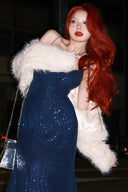 Vogsion Nocturne Sculpted Sequin Maxi Gown