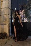 Vogsion Nocturne Sculpted Sequin Maxi Gown