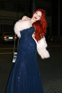 Vogsion Nocturne Sculpted Sequin Maxi Gown