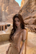 Vogsion Spring Oath Embroidered Tulle Gown