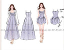 Celestial Flow Convertible Mid Size Maxi/Mini Dress