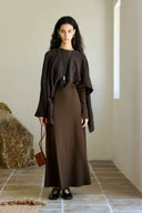 Andorra Merino Wool Draped Shawl