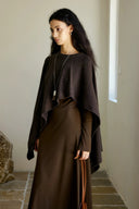 Andorra Merino Wool Draped Shawl