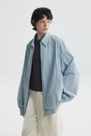 Sky Mist Oversized Zip Jacket