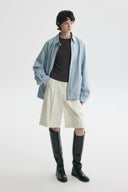 Sky Mist Oversized Zip Jacket