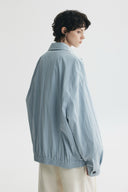 Sky Mist Oversized Zip Jacket