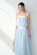 Sky Breeze Chiffon Two-Piece Set