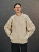 Cozy Cable Knit Sweater – Oversized Chunky Pullover