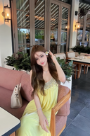 Golden Sunrise Beaded Maxi Dress – Elegant Yellow Evening Gown, Summer Resort Party Outfit