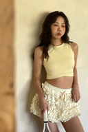 KOKOYAYA Ruffle Tennis Skirt for Women – High Waist Yoga Active Skort with Built-in Shorts