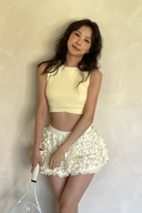 KOKOYAYA Ruffle Tennis Skirt for Women – High Waist Yoga Active Skort with Built-in Shorts