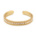 Lumen Pearl Halo Bracelet