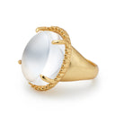 Moonlit Quartz Prism Ring
