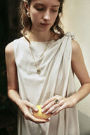 Moonlit Quartz Prism Ring
