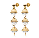 Streamfall Quartz Cascade Earrings