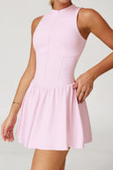 Kokoyaya High-Neck Active Dress – Perfect for Tennis, Pickleball & Golf