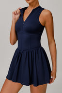 Kokoyaya High-Neck Active Dress – Perfect for Tennis, Pickleball & Golf