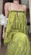 Vogsion LUNA LACE BANDEAU GOWN