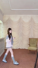 Vogsion Blush Bow Convertible Hoodie