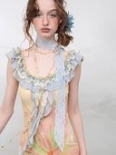 Vogsion Butterfly Reverie Lace Maxi Dress